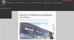 Desktop Screenshot of ceros.lv